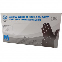 Guantes de Nitrilo Negro...