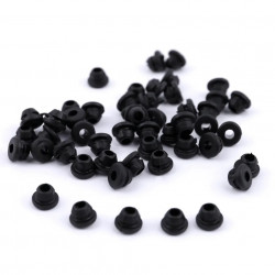 Grommets Click Black 100uds